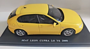 SEAT LEON CUPRA 2.8 V6 2000 Nuovo 1/24 modellino pressofuso miniatura da collezione - Foto 1 di 3