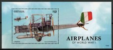 Grenada 2015 MNH WWI WW1 Airplanes World War I 1v S/S Aviation Military Stamps