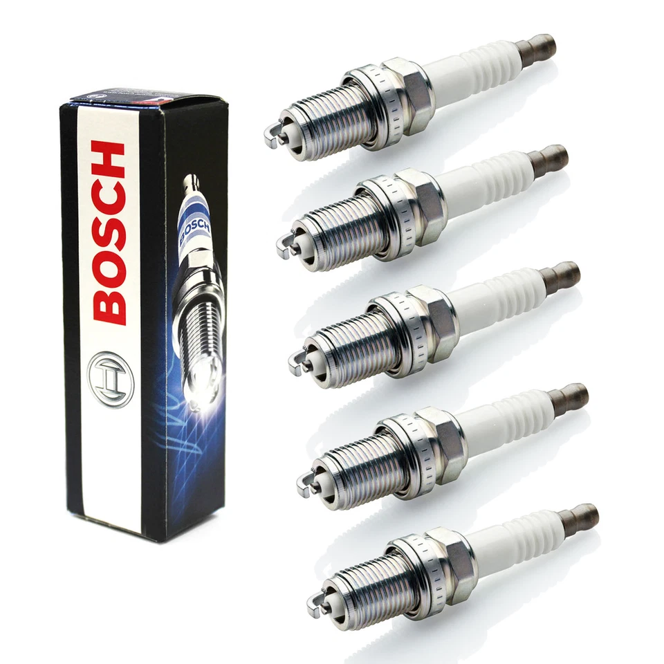 5x Volvo S60 R 2.5 T AWD Genuine Bosch Double Platinum Spark Plugs - Image 1 of 1