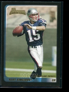 Kliff Kingsbury RC 2003 Bowman #215 Rookie New England Patriots EX or Better - Picture 1 of 2