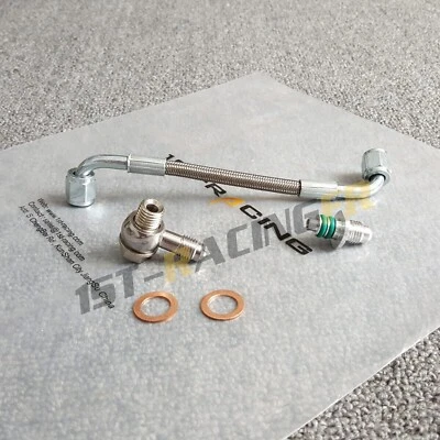 Línea de alimentación de aceite turbo AN4 para Buick Encore Chevrolet Cruze Sonic Trax 2010-15 1,4 L Foto 1 de 4