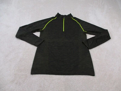 Lululemon Sweater Men Small Green Pullover Metal Vent Tech Half Zip Gym Adult - Image 1 of 4