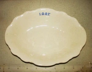 Antique Homer Laughlin 'Hudson' 8" Wide Vegetable Bowl - I.O.O.F. ODD FELLOWS - Picture 1 of 4