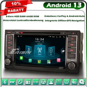 8-Kern 64GB Android 14 Autoradio GPS Navi DAB+DSP DVD Für VW T5 Multivan Touareg - Bild 1 von 24
