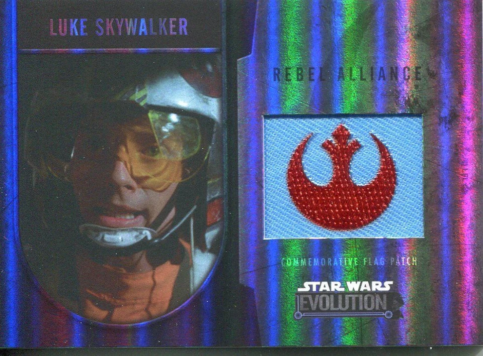 Star Wars Evolution 2016 Bronze Patch Card [170] Luke Skywalker - Rebel Alliance - Image 1 of 1