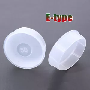 Tappi terminali di chiusura rotondi in plastica trasparente inserti raccordo tubi spina Bung tipo-E - Foto 1 di 6