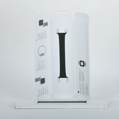 Apple iWatch 42 mm 44 mm 45 mm 7 8 9 SE Chipre Verde Silicona Solo Banda Talla 9 Foto 1 de 4