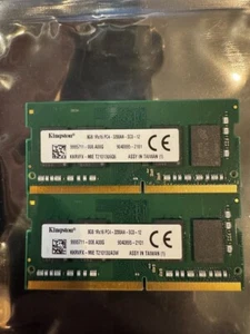 Kingston 8x2GB (16GB) DDR4 PC4-3200MHz SO-DIMM RAM (PC4-3200AA-SC0-12) - Photo 1/1