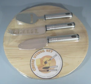 CVS 2006 Rare Beautiful Stainless Steel Cheese Utensil Set - Picture 1 of 4