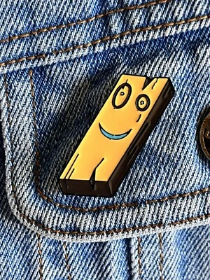 Ed Edd N Eddy 2x4 Plank Enamel Pin - Excellent Condition - Image 1 of 4