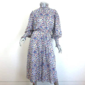 Isabel Marant Etoile Galoa Midi Dress Multicolor Floral Print Cotton Size 36 - Picture 1 of 8