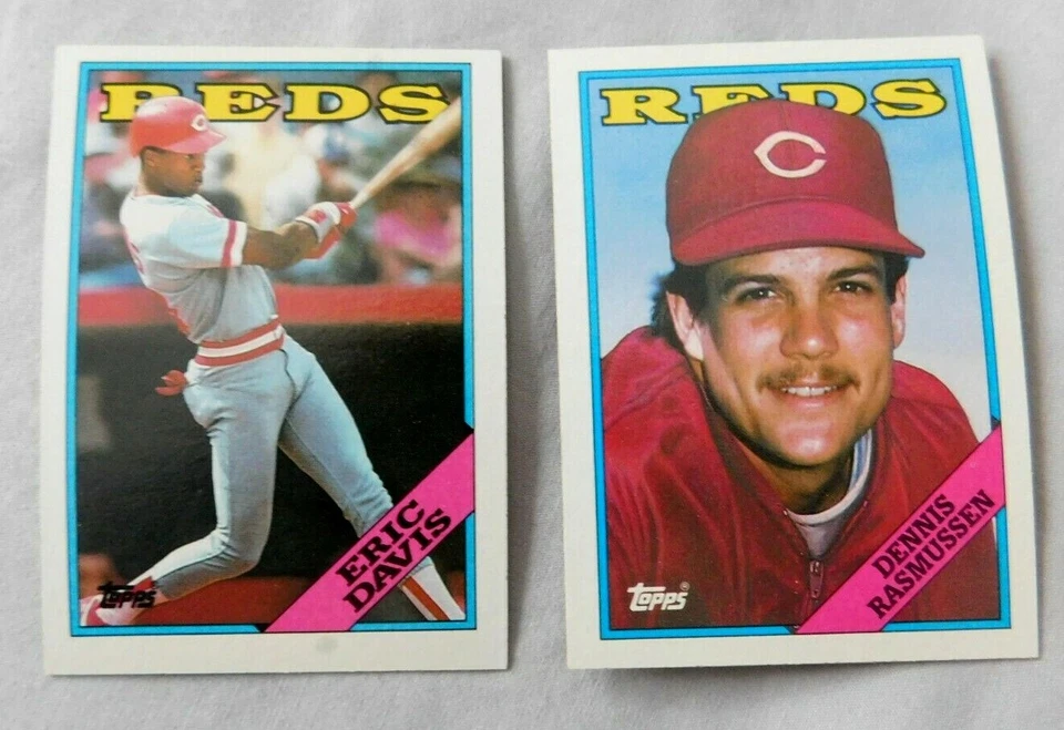 1988 Topps Cincinnati Reds Baseball Card Pick one - Image 1 of 1