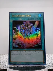 Yugioh 3x Dimension Dice 1st Edition BLCR-EN006 Ultra selten (NM!) 3x - Bild 1 von 2