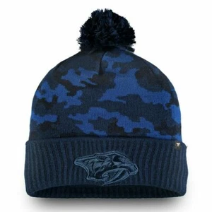 Nashville Predators NHL Hockey Men's Knit Cap Camo Pom Beanie Winter Hat NWT - Picture 1 of 1