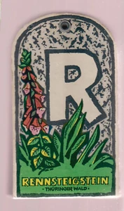Rennsteigstein Thüringer Wald 1981 Suhl DEWAG Erfurt Konsum-Druck Berlin - Bild 1 von 3