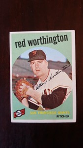 1959 topps baseball cards #1 to #75, complete your set