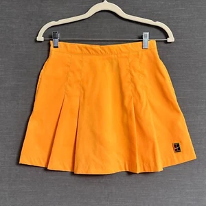 Vintage Nike Tennis Rock 10 M Orange Plissee Court Heritage Logo Preppy 90s y2k - Bild 1 von 10