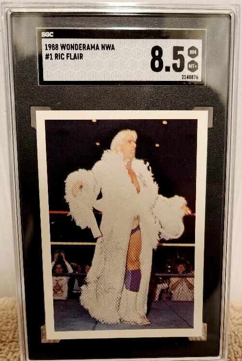 1988 NWA Superstars Ric Flair #1 SGC 8.5 Near Mint - Image 1 of 1
