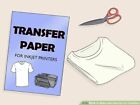 50 sheets A4 Iron Heat Inkjet Transfer Paper For Light Cotton T-shirt