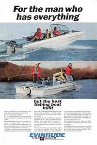 1966 Evinrude Sportsman Boat pubblicità stampa vintage migliore barca da pesca costruita convertibile - Foto 1 di 1
