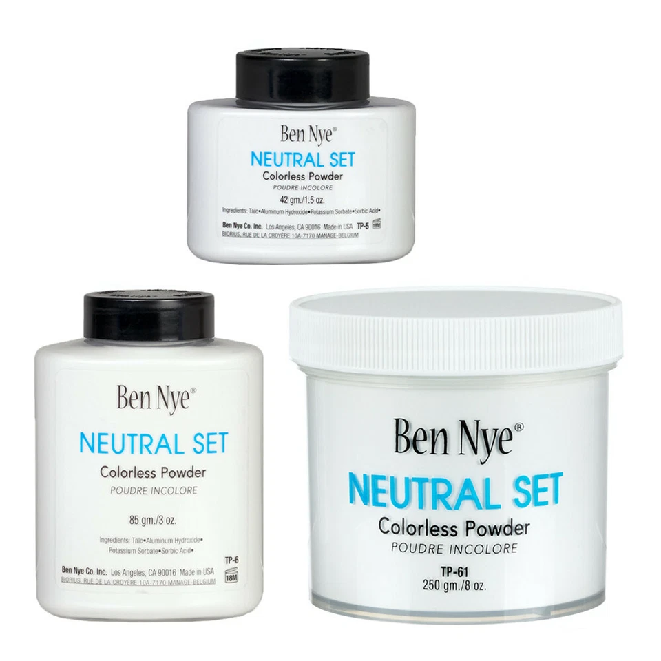Polvo neutro Ben Nye 1,5 oz/3 oz/8 oz TP Foto 1 de 1