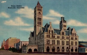 POSTKARTE UNION STATION NASHVILLE TENNESSEE - Bild 1 von 2