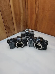 MINOLTA MAXXUM 7000 AF 35mm SLR CAMERA Minolta XG-A LOT OF 3 CAMERA AS IS - Picture 1 of 7
