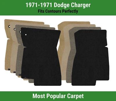 Lloyd Ultimat Front Row Carpet Mats for 1971 Dodge Charger  - Image 1 of 4