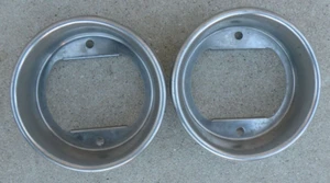 1 BUICK SPECIAL CENTURY FRONT BUMPER LIGHT SIGNAL MOLDING TRIM RING 1951 51 OEM - Picture 1 of 10