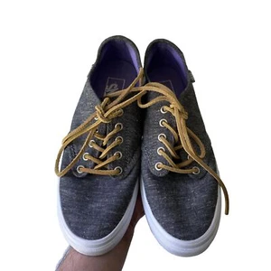 Vans Damengröße 10 Sneaker Schuhe Denim grau lila - Bild 1 von 10
