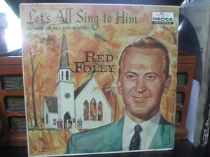 Red Foley – Let's All Sing To Him: Hymns Of All Churches -PINK LABEL PROMO - Picture 1 of 2