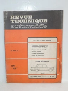 FIAT 125 - Revue Technique Automobile RTA 269 - Picture 1 of 2
