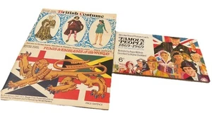 3 unvollständige Brooke Bond Bilderkarten Alben - Fahnen, berühmte Persönlichkeiten & Tracht - Bild 1 von 17