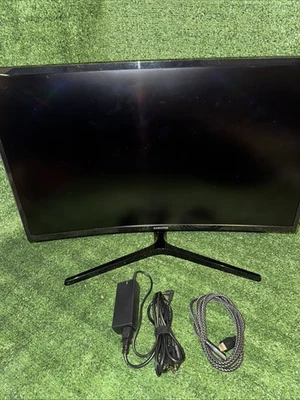 SAMSUNG 24 Class Curved Full HD (1920 x 1080) 60Hz 4ms FreeSync Monitor Black - Image 1 of 4