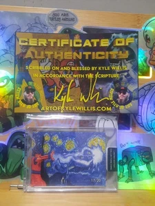 Kyle Willis Goku Starry Night  Art Card #17 Of #20 / Sealed & Signed With COA!!! - Picture 1 of 14