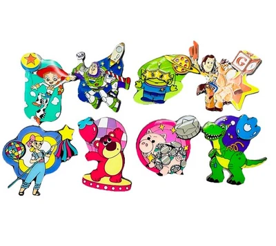 HKDL Hong Kong Disneyland 2025 Toy Story Puzzle Mystery Box 8-Pin Set Complete - Image 1 of 4