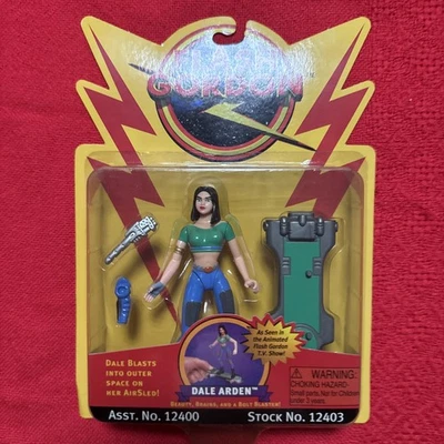 Figura de acción Playmates Flash Gordon 1996 "Dale Arden" 5" en tarjeta no. 12403 Foto 1 de 4