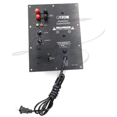 Canton Powered Subwoofer Plate Amplifier AS CD1 AS-IS Parts or Repair Powers ON - image 1 of 4