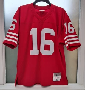 NFL Throwbacks Legacy Jersey - San Francisco 49ers 1990 Joe Montana Size L - Picture 1 of 18