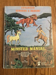 MONSTER MANUAL Rare 3rd print 1978 1st Edition Dungeons & Dragon - Picture 1 of 12