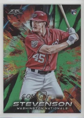 2018 Topps Fire Green /199 Andrew Stevenson #51 Rookie RC - Image 1 of 2