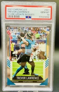 2021 Chronicles Score Update Rookies Trevor Lawrence PSA 10 Jacksonville Jaguars - Bild 1 von 2