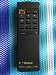 Pioneer T001ASR T003SR Cassette Deck with Remote CU0T023 Used - Picture 1 of 5