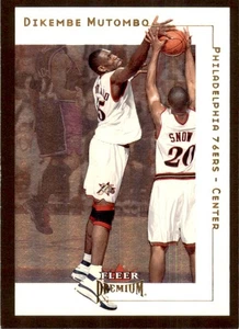 2001-02 Baloncesto Fleer Premium Dikembe Mutombo Philadelphia 76ers #36 - Imagen 1 de 2
