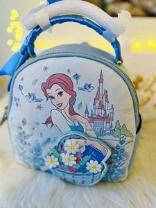 Zaino Danielle Nicole Disney Belle Basket La Bella e la Bestia nuovo con etichette - Foto 1 di 8
