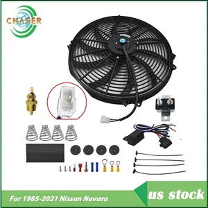Thermostat Wiring Switch Relay Kit 16" Universal 3000 CFM Electric Radiator Fan - Picture 1 of 10