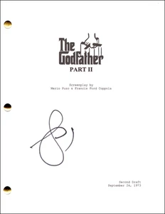 Al Pacino Signed Autograph The Godfather Part 2 Full Movie Script Screenplay - Picture 1 of 4