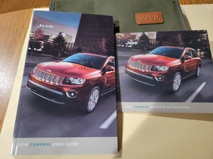 2016  JEEP COMPASS  OWNERS MANUAL & CASE & DVD - Bild 1 von 9