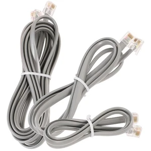 3 szt. Kabel telefoniczny Przedłużacz Przedłużacz Przedłużacz Przedłużacz do telefonu stacjonarnego - Zdjęcie 1 z 12