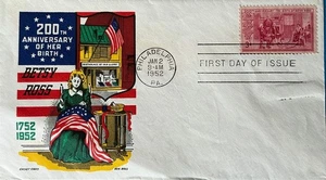 Cachet Craft Ken Boll 1004 Betsy Ross Flag Maker 200th Birthday  - Picture 1 of 1